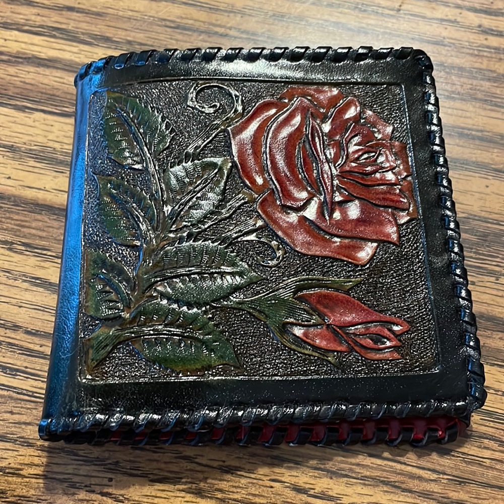 Vintage handcraft leather wallet